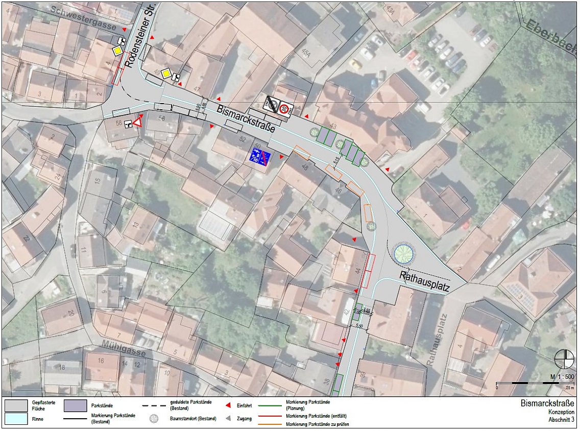 Konzeption verkehrliche Neuordnung Bismarckstraße