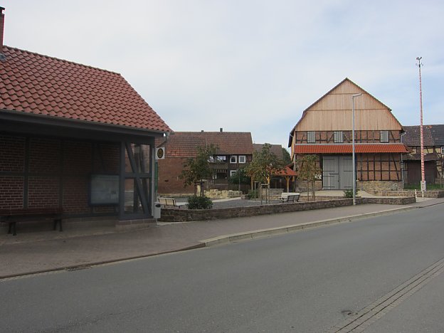 Foto: Die neue Ortsmitte in Frielendorf