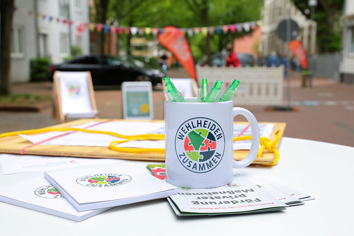 Logo des Fördergebietes „Alter Ortskern Wehlheiden“ 