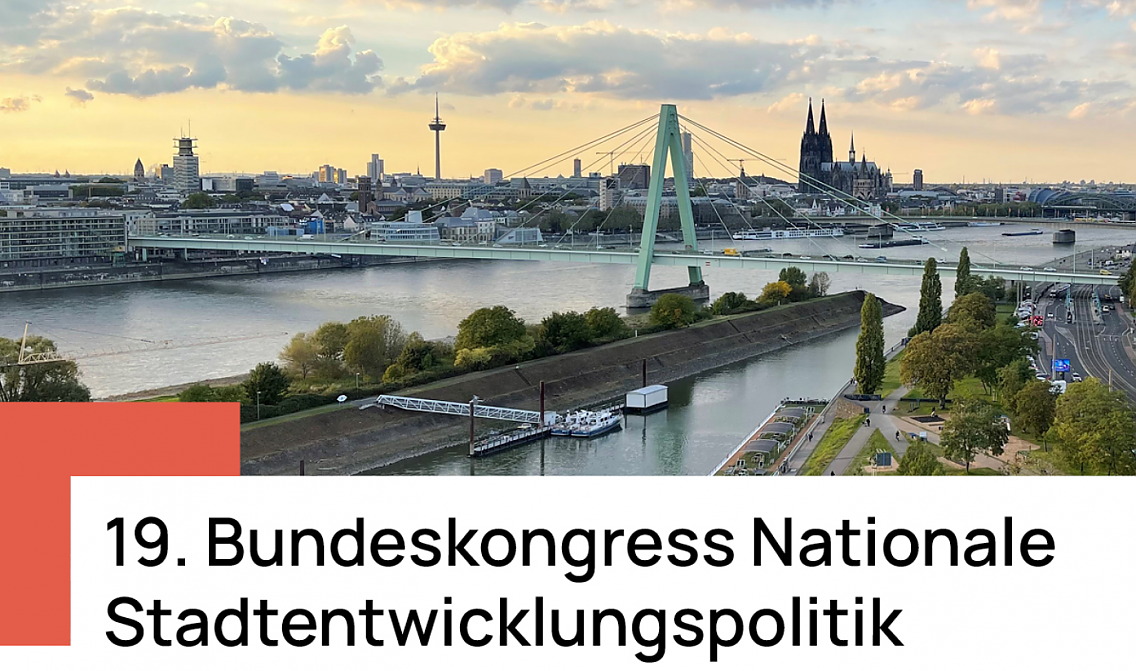 Flyer des 19. Bundeskongresses Nationale Stadtenticklungspolitik
