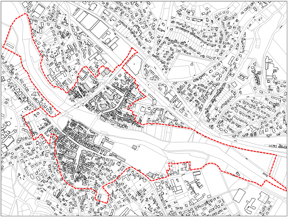 Karte des Sanierungsgebietes in Rotenburg an der Fulda