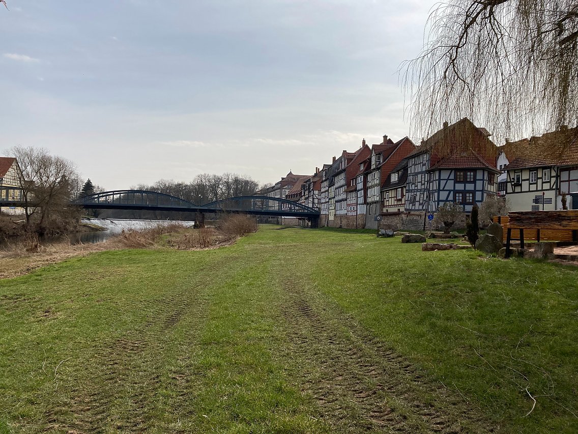 Südufer in Rotenburg an der Fulda vor der Umgestaltung