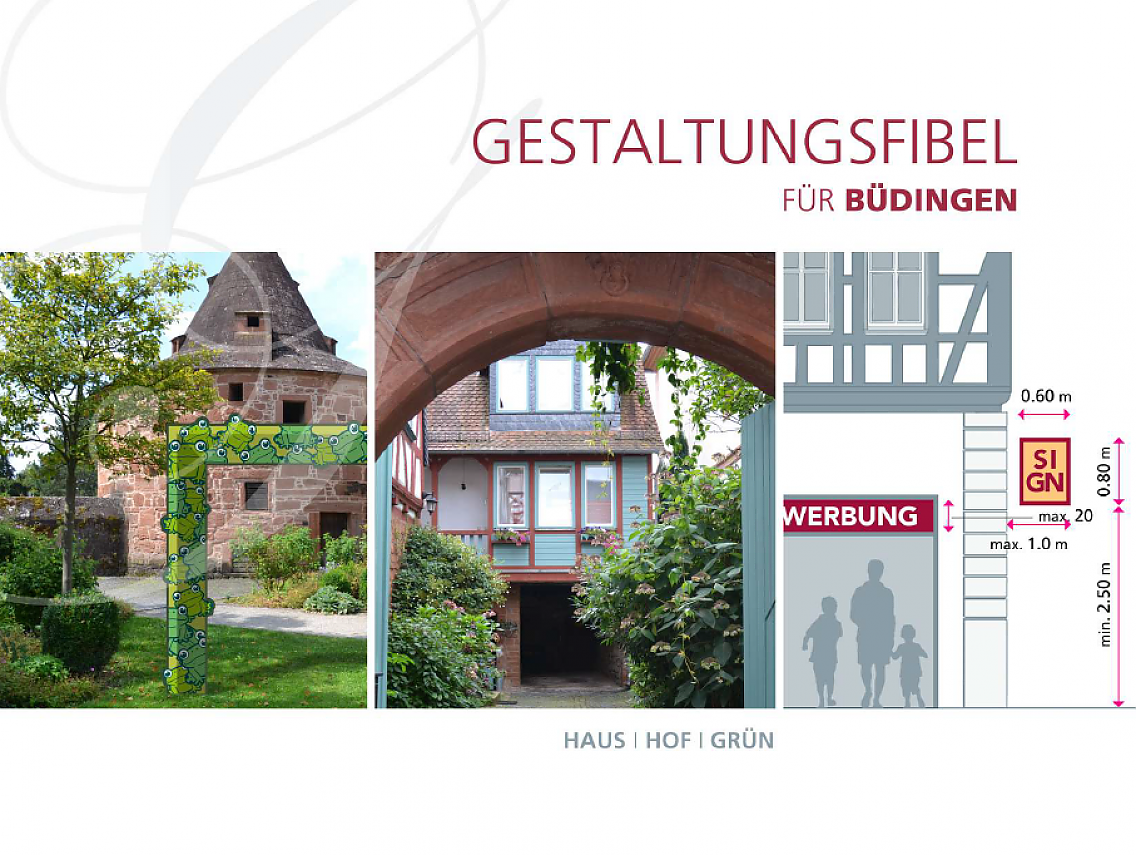 Cover Gestaltungsfibel Haus – Hof – Grün in Büdingen