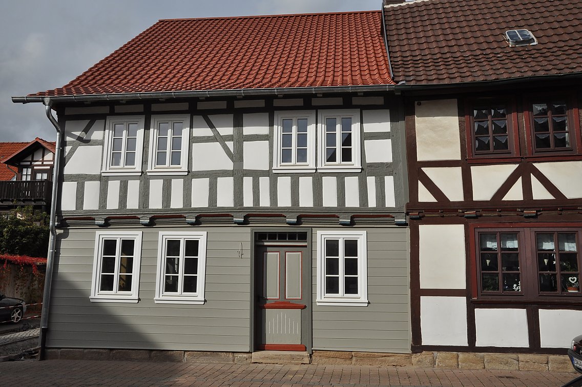 Ansicht des Fachwerkhauses in Wanfried nach der umfassenden Sanierung