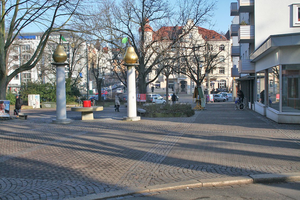 Wehlheider Platz – Wochenmarktfläche vor der Umgestaltung