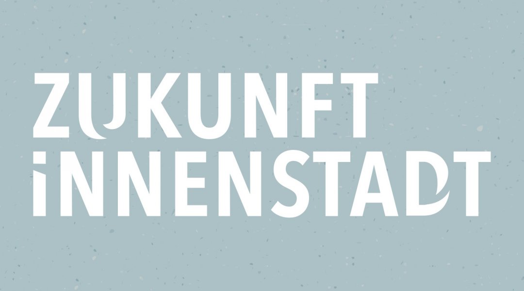 Logo des F&ouml;rderprogramms &bdquo;Zukunft Innenstadt&ldquo; (Schriftzug)